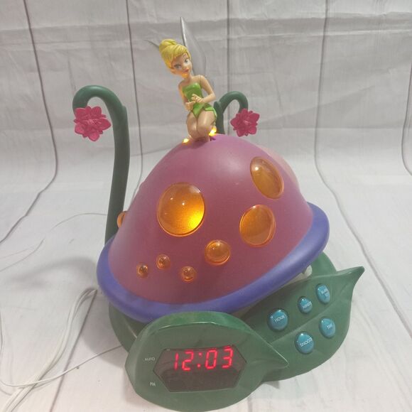 Disney Fairies Tinker Bell and The Lost Treasure Alarm Clock Radio Night Light - Picture 2 of 9